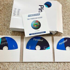pimsleur Language Programs Basic Polish 10 x 30m lessons 5 Audio CDs language